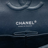 Chanel Medium Classic Chevron Patent Double Flap
