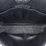 Chanel Medium Classic Chevron Patent Double Flap