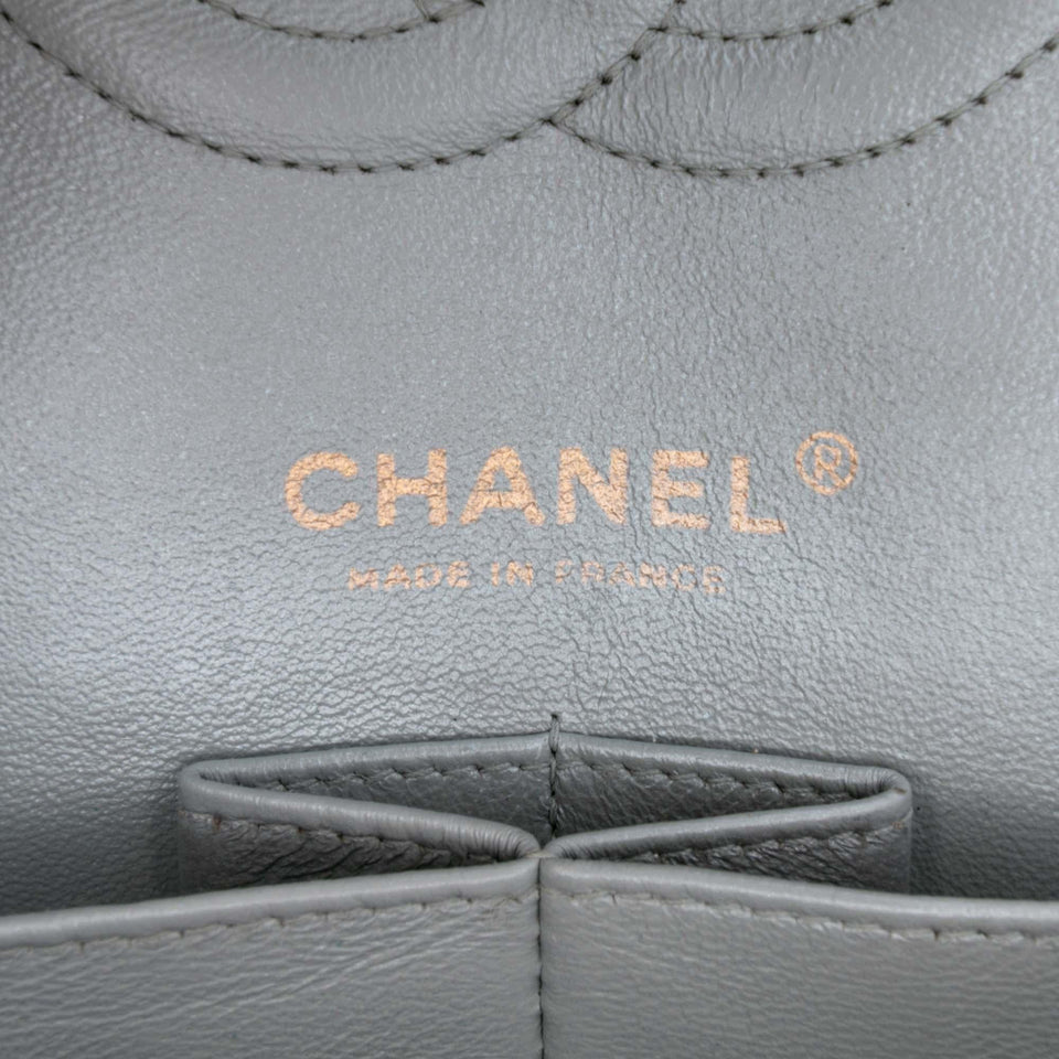 Chanel Medium Classic Iridescent Lambskin Double Flap