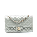 Chanel Medium Classic Iridescent Lambskin Double Flap