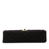 Chanel Medium Classic Jersey Bijoux Chain Double Flap