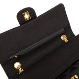 Chanel Medium Classic Jersey Bijoux Chain Double Flap