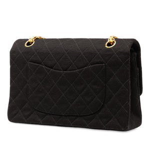 Chanel Medium Classic Jersey Bijoux Chain Double Flap