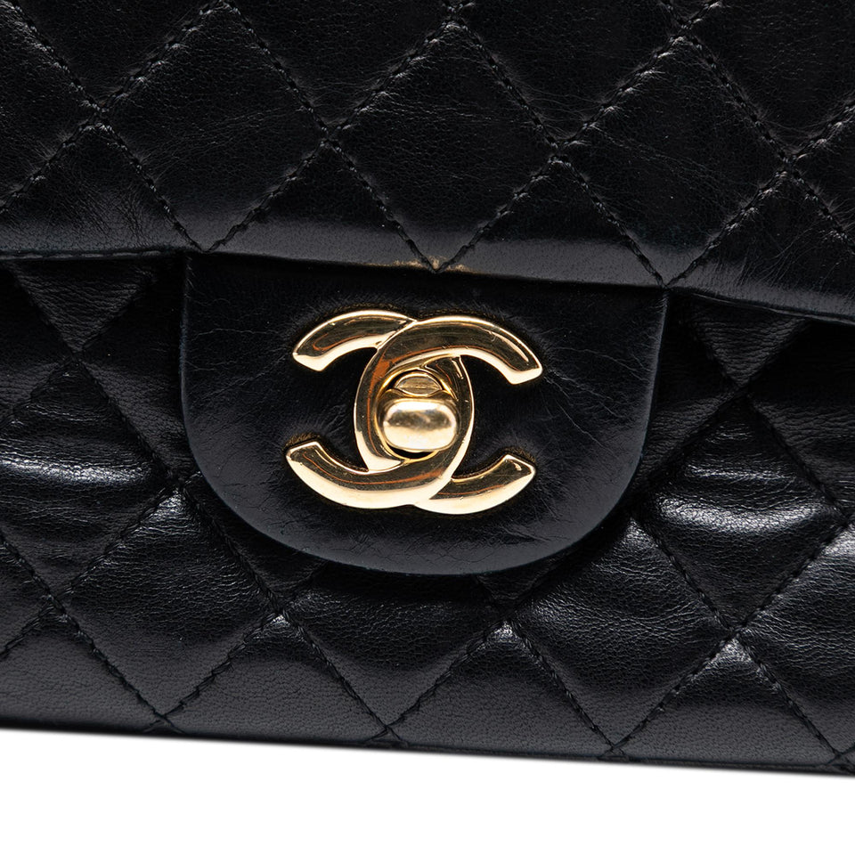 Chanel Medium Classic Lambskin Valentines Heart Charms Single Flap