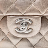 Chanel Medium Classic Metallic Lambskin Double Flap