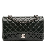 Chanel Medium Classic Patent Double Fla