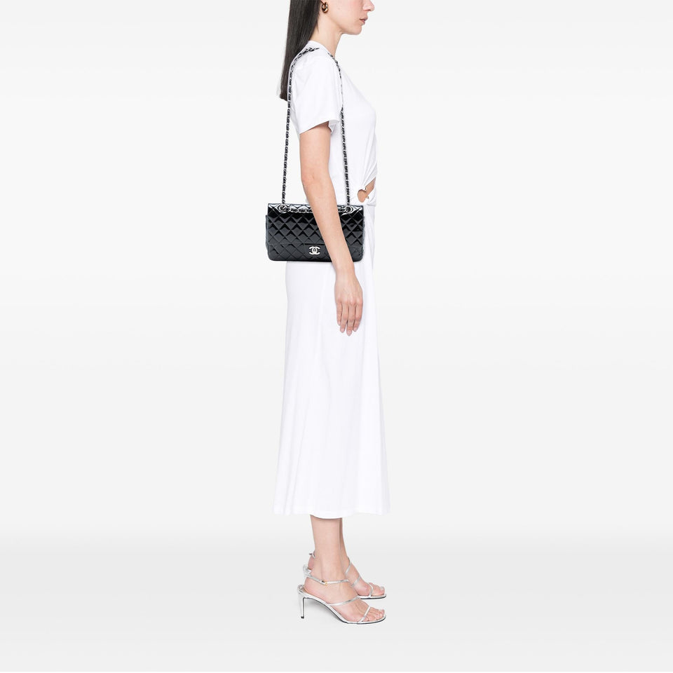 Chanel Medium Classic Patent Double Flap
