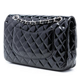 Chanel Medium Classic Patent Double Flap