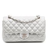 Chanel Medium Classic Perforated Lambskin Double Flap