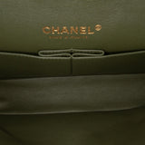 Chanel Medium Classic Tricolor Lambskin Double Flap
