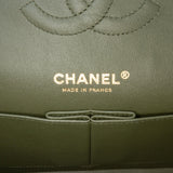 Chanel Medium Classic Tricolor Lambskin Double Flap