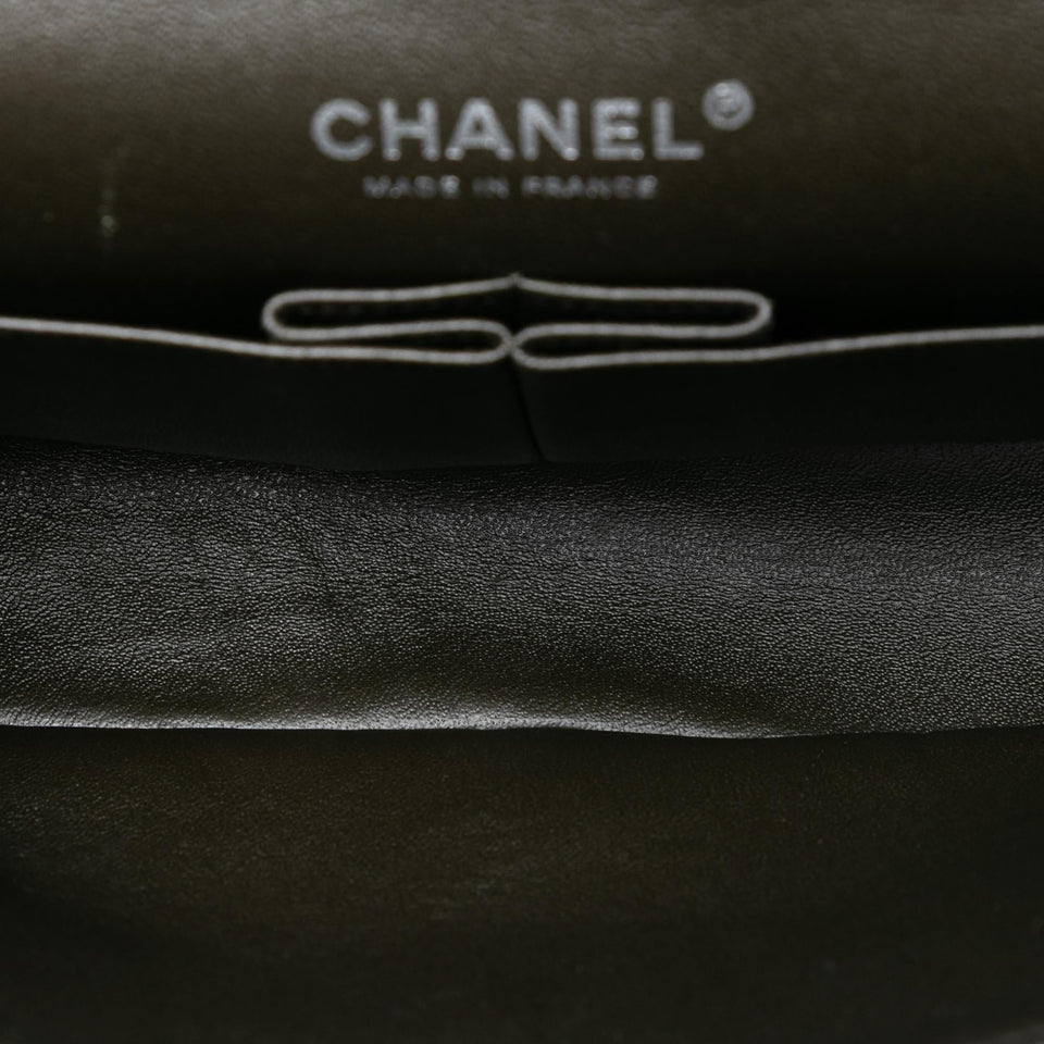 Chanel Medium Classic Tricolor Lambskin Double Flap
