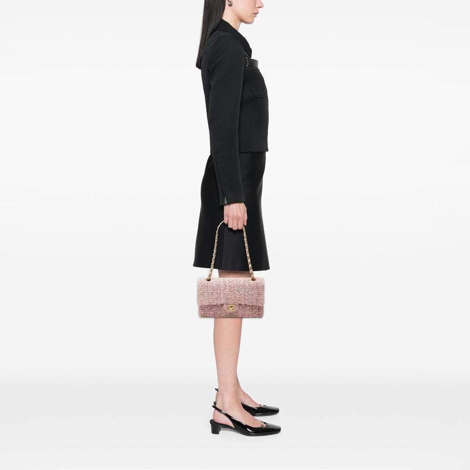 Chanel Medium Classic Tweed Double Flap