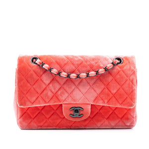 Chanel Medium Classic Velvet Double Flap