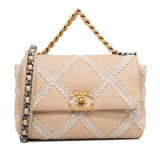 Chanel Medium Crochet Calfskin 19 Flap