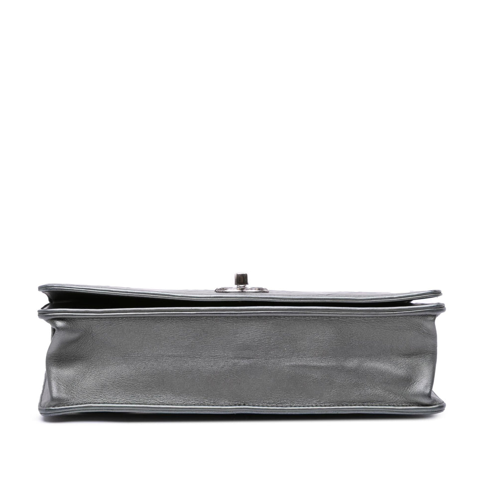 Chanel Medium Embossed Calfskin Propeller Flap