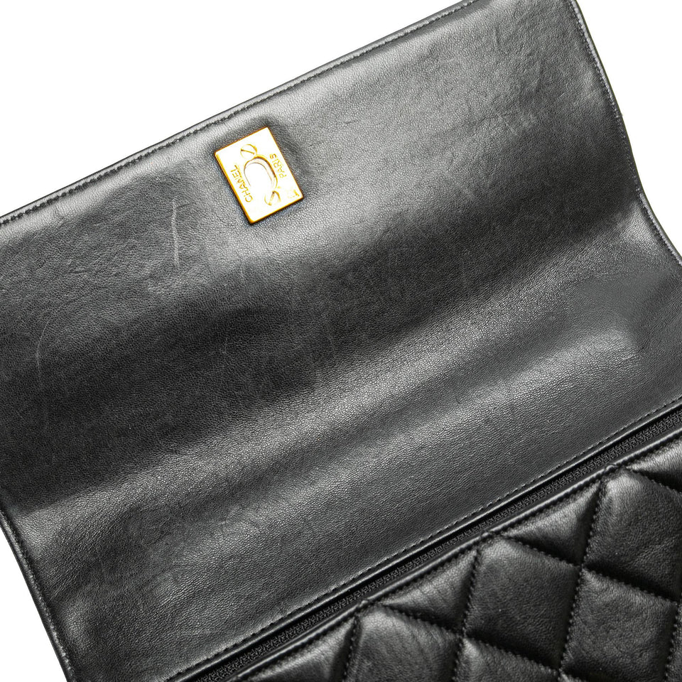 Chanel Medium Lambskin Kelly Top Handle Bag