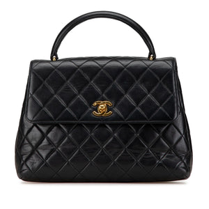 Chanel Medium Lambskin Kelly Top Handle Bag