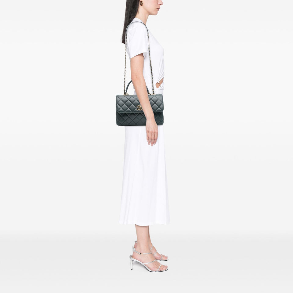 Chanel Medium Lambskin Trendy CC Top Handle Bag