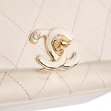 Chanel Medium Lambskin Twist Chain Enamel CC Flap