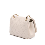 Chanel Medium Lambskin Twist Chain Enamel CC Flap