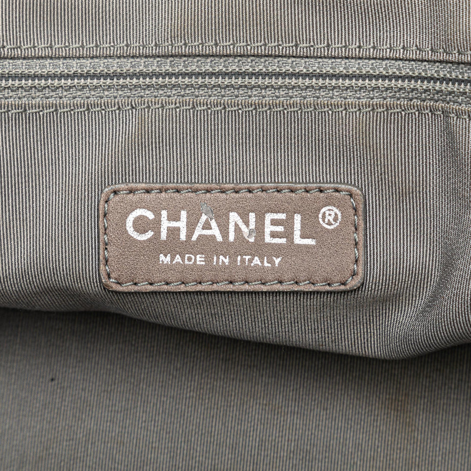 Chanel Medium Metallic Calfskin Modern Chain Tote