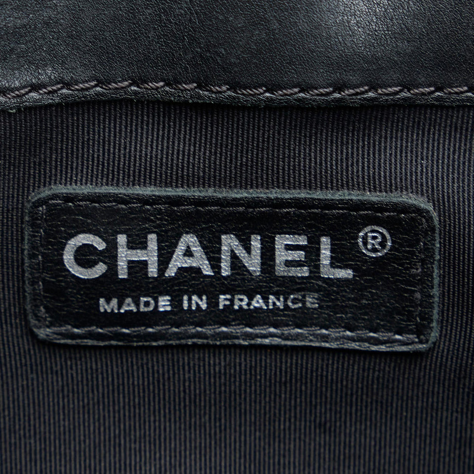Chanel Medium Patent Boy Reverso Flap