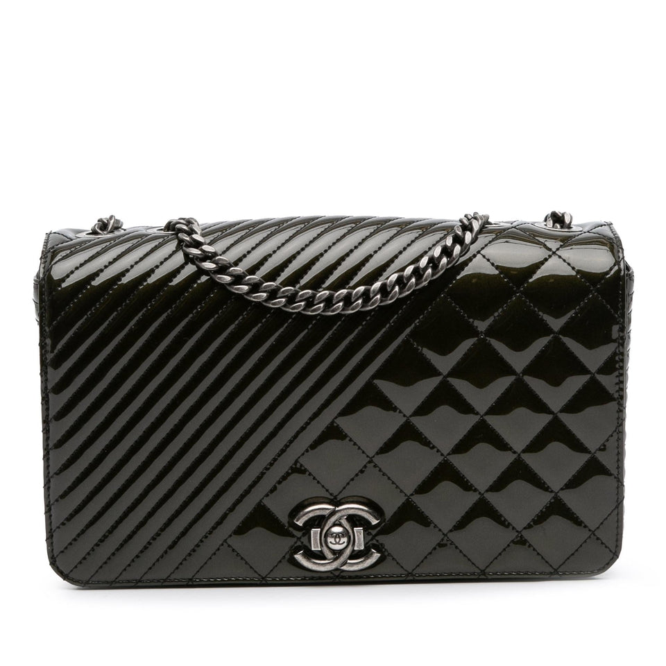 Chanel Medium Patent Coco Boy Flap