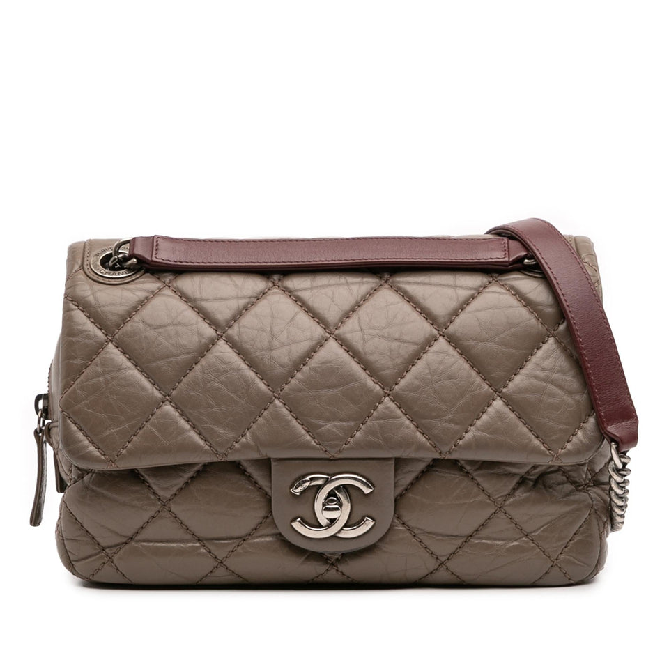 Chanel Medium Quilted Aged Calfskin Portobello Flap