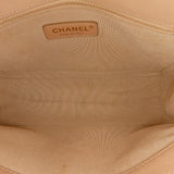 Chanel Medium Quilted Calfskin Label Click Flap