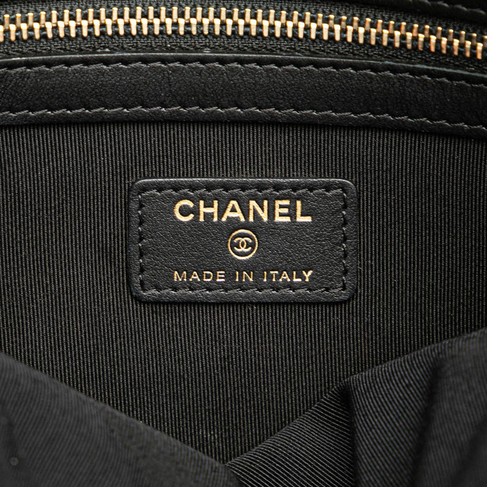 Chanel Medium Quilted Caviar Boy O Case Clutch