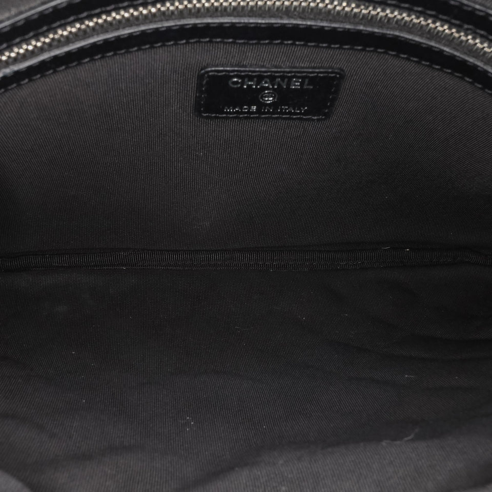 Chanel Medium Quilted Caviar Boy O Case Clutch
