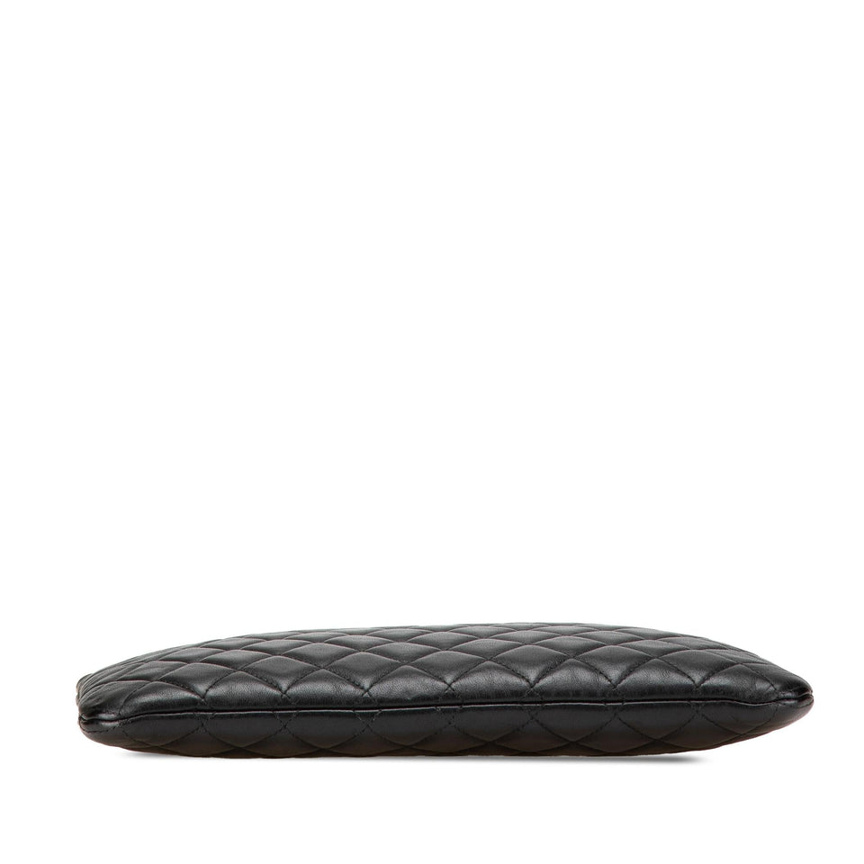 Chanel Medium Quilted Caviar Boy O Case Clutch