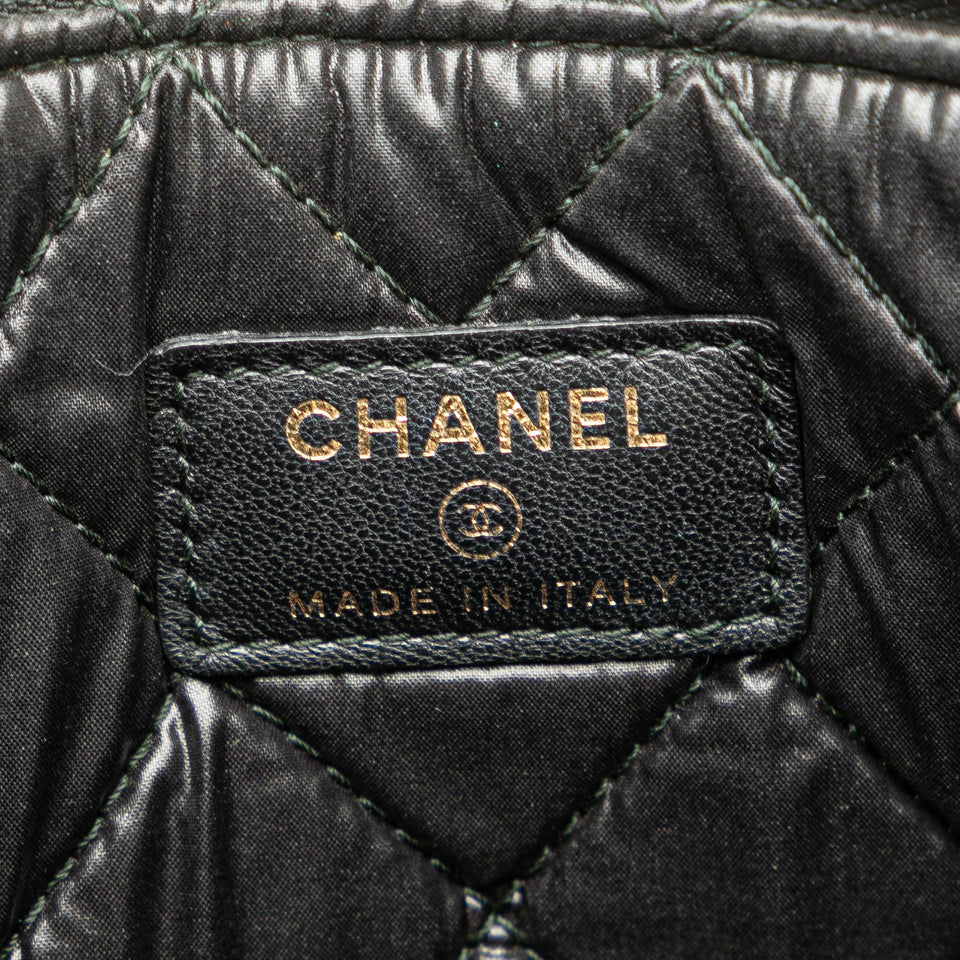 Chanel Medium Quilted Caviar Boy O Case Clutch