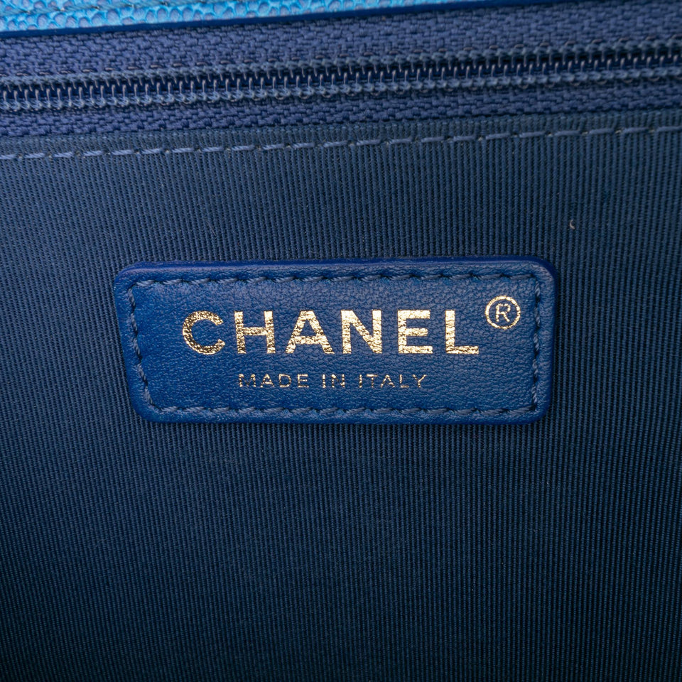 Chanel Medium Quilted Caviar Sunset On The Sea Flap