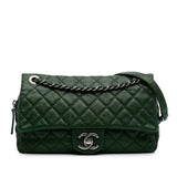Chanel Medium Quilted Iridescent Caviar Easy Flap