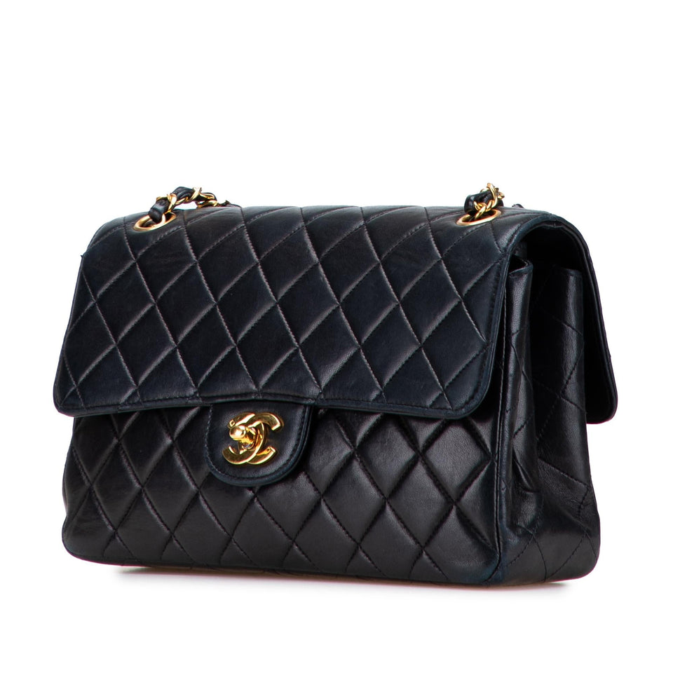 Chanel Medium Quilted Lambskin Double Sided Flap