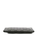 Chanel Medium Quilted Lambskin Double Stitch Tassel O Case Clutch