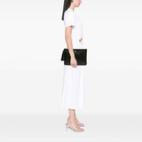 Chanel Medium Quilted Lambskin Double Stitch Tassel O Case Clutch