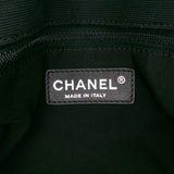 Chanel Medium Quilted Lambskin Grosgrain Two Tone Flap