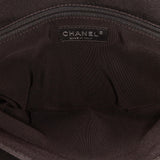 Chanel Medium Quilted Lambskin Grosgrain Two Tone Flap
