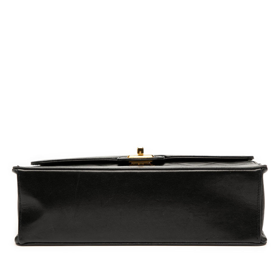 Chanel Medium Quilted Lambskin Mademoiselle Single Flap