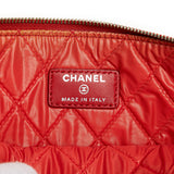 Chanel Medium Quilted Lambskin O Case Clutch