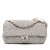 Chanel Medium Quilted Lurex Ground Control Pluto Glitter Flap