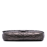 Chanel Medium Quilted Metallic Aged Calfskin Chain Me Flap