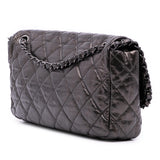 Chanel Medium Quilted Metallic Aged Calfskin Chain Me Flap