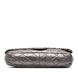 Chanel Medium Quilted Metallic Aged Calfskin Chain Me Flap
