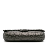 Chanel Medium Quilted Metallic Aged Calfskin Chain Me Flap