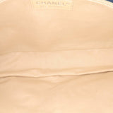 Chanel Medium Quilted Nubuck Natural Beauty Split Pocket Flap