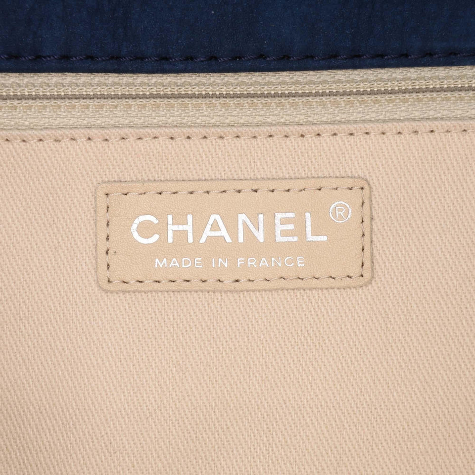 Chanel Medium Quilted Nubuck Natural Beauty Split Pocket Flap